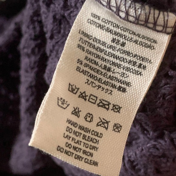 Jens Pirate Booty Free People XS Chemical Lace Off The Shoulder Top Purple Boho - Picture 8 of 14